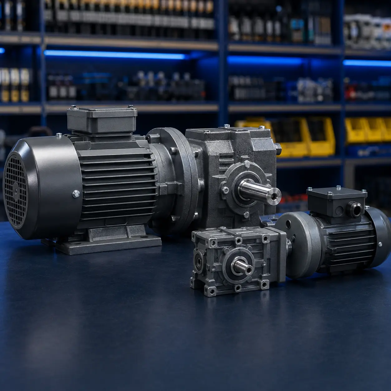 Industrial motors and gearboxes supplied in South Africa
